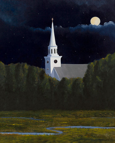 God's Light on the Hill, Yarmouth Port Notecards by Marieluise Hutchinson