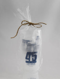 Cape Cod Life 45th Anniversary Frosted Tumblers